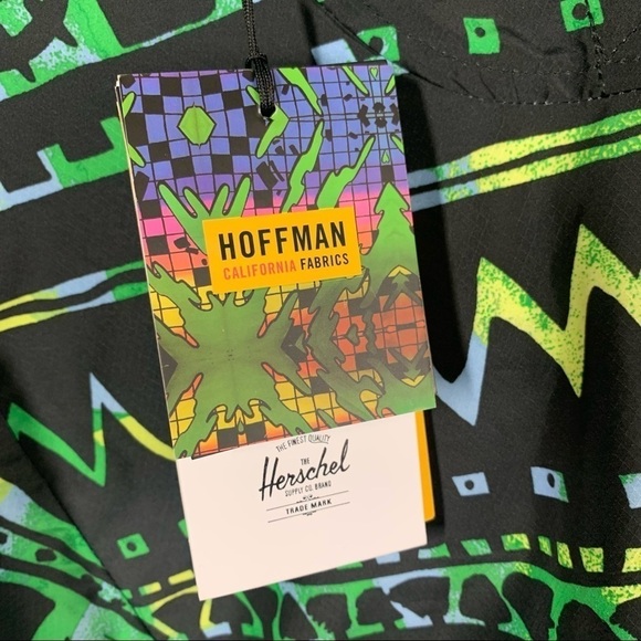 Herschel Hoffman California Fabric Packable lightweight Raincoat Poncho - Picture 8 of 16